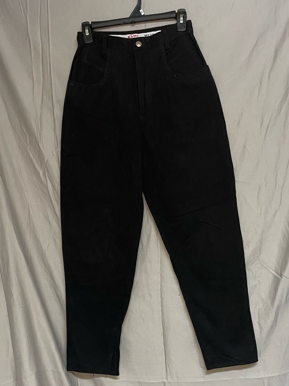 Vintage Kikomo Women's Black Barrel Jeans